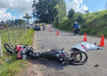 Jovem morre e outro fica ferido após acidente entre duas motos