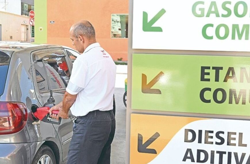 Vendas de combustíveis caem em Minas