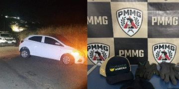 PM recupera carro roubado e prende três suspeitos horas após crime