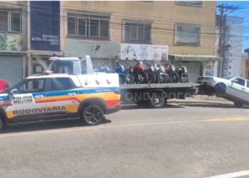 Operação integrada apreende motos e carros irregulares em Poços de Caldas