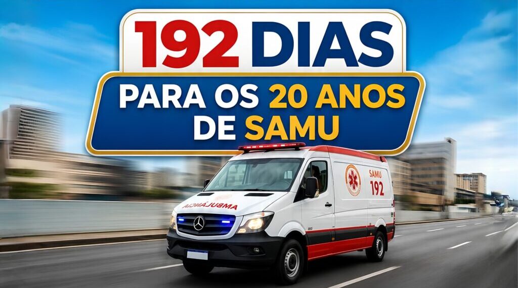 SAMU de Poços inicia contagem regressiva de 192 dias para celebração dos 20 anos do serviço