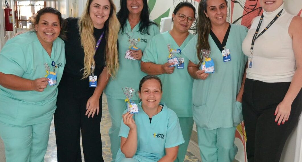 No mês da Enfermagem, Santa Casa de Poços homenageia os 481 profissionais que representam o coração do Hospital
