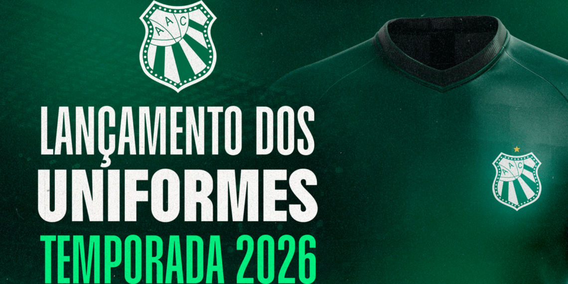 Lançamento dos uniformes oficiais da Caldense será dia 20 de maio