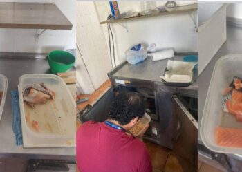Polícia encontra alimentos impróprios em restaurante japonês clandestino interditado