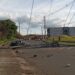 Acidente derruba poste e deixa diversos bairros sem energia em Poços de Caldas