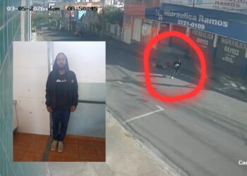 VÍDEO: Idosa é derrubada durante furto no centro de Poços; PM prende o suspeito