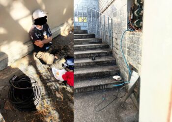 Flagrado com 14 metros de fios de cobre, homem é preso pela GCM no centro de Poços