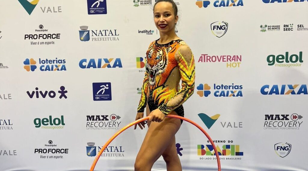 Ginasta de Poços de Caldas se destaca no Brasileiro de Ginástica