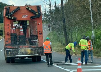 DER-MG realiza melhorias na sinalização de rodovias na região de Poços de Caldas