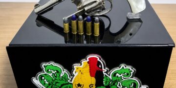 Polícia Militar apreende arma de fogo em ocorrência de violência doméstica