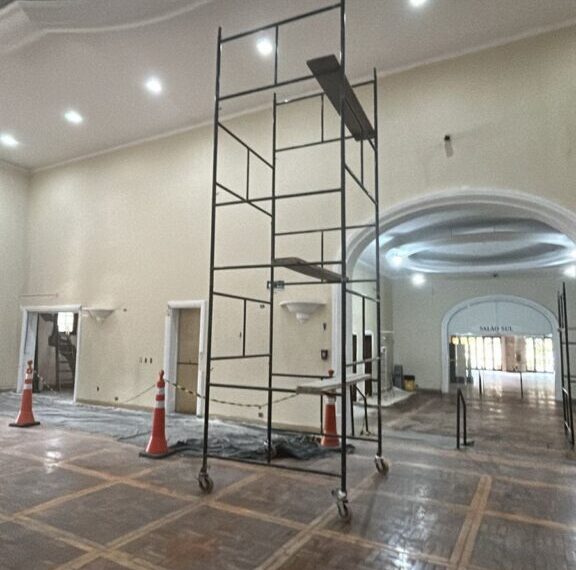 Espaço Cultural da Urca passa por manutenção em Poços de Caldas