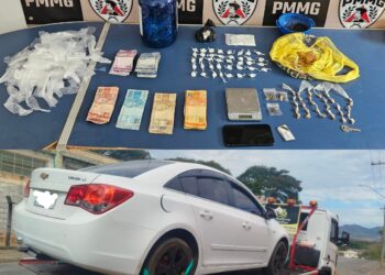 PM apreende crack, cocaína e dinheiro durante operação em Andradas