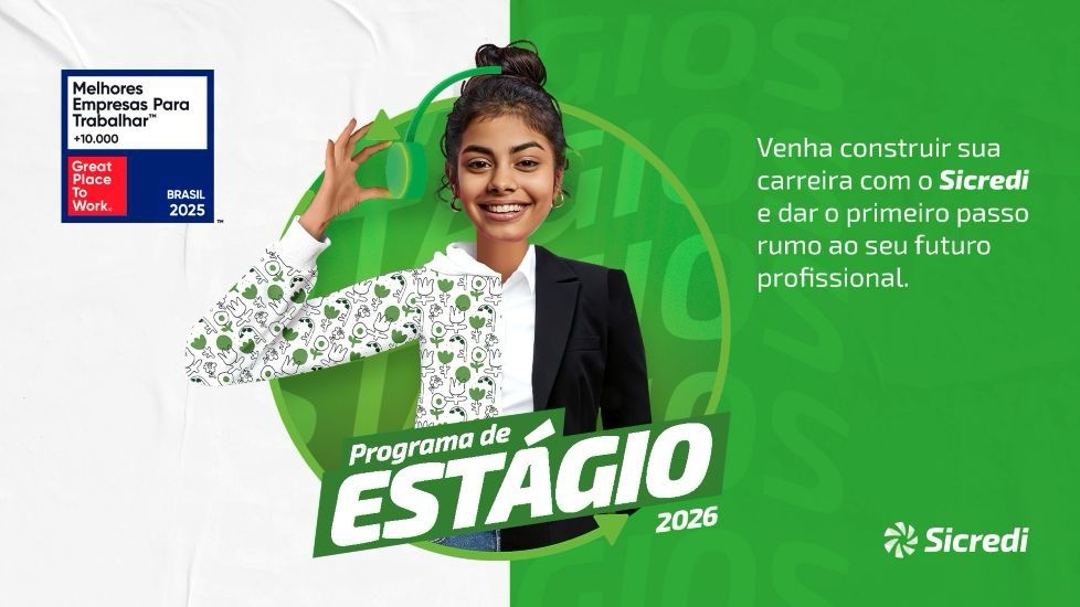 Programa de Estágio da Sicredi UniEstados abre vagas para atuação em agências da cooperativa