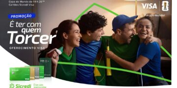 Sicredi e Visa realizam ação para a Copa do Mundo da FIFA™