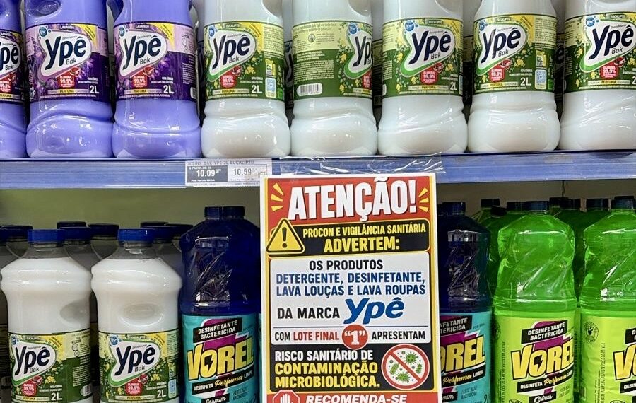 Procon e Saúde emitem alerta sobre lote de produtos da Ypê autorizado para venda
