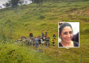 Empresária morre após carro cair em ribanceira na SP-344