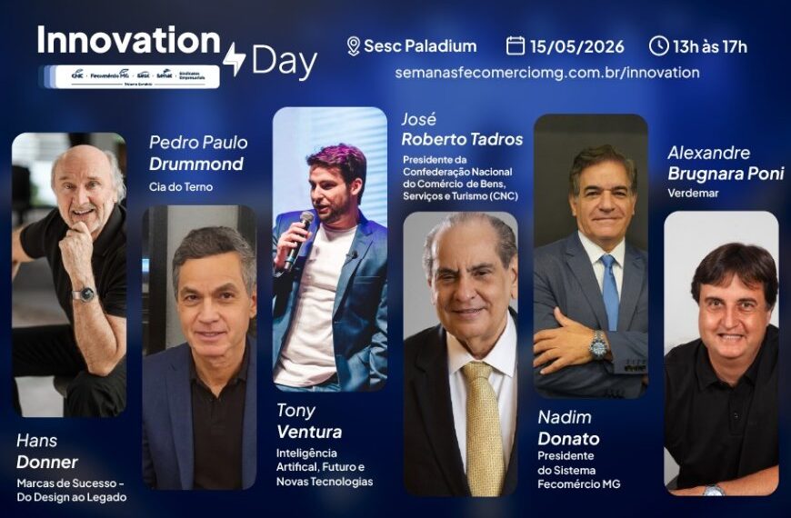 Sistema Fecomércio MG, Sesc e Senac realizam Innovation Day, para debater transformações do comércio 