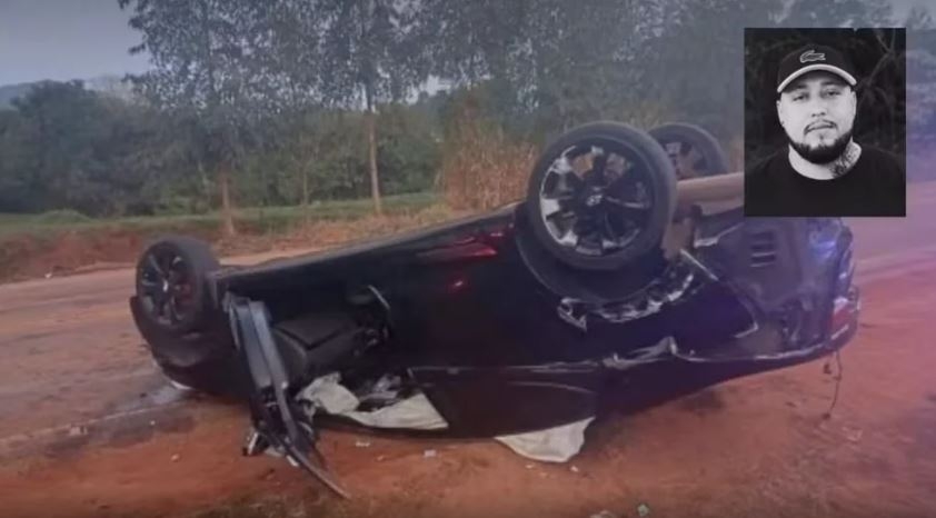 Jovem de 24 anos morre após carro bater em árvore e capotar no Sul de Minas