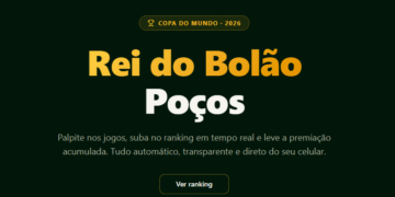 Grupo de amigos poços-caldense lança bolão virtual da Copa do Mundo 2026