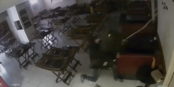VÍDEO: Restaurante no centro de Poços é invadido e furtado quatro vezes em menos de 24h