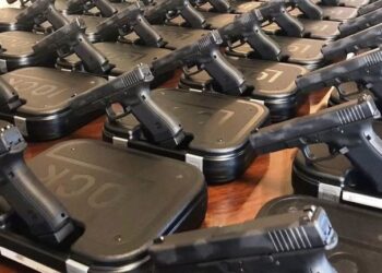Guarda Civil Municipal recebe 32 novas pistolas Glock em Poços de Caldas
