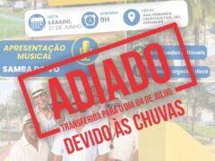 Prefeitura de Poços adia ‘Chega Junto’ e inauguração do novo bosque do Ipê por causa das chuvas; veja a nova data