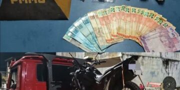 Homem é preso com motocicleta roubada e drogas após tentar fugir de blitz em Poços