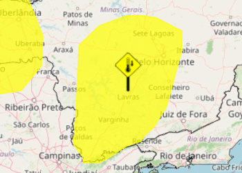 Inmet emite alerta de queda de temperatura para Poços e região