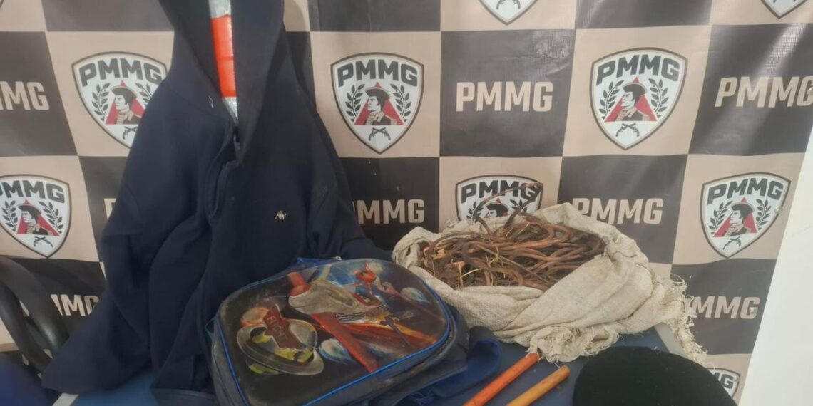 Polícia Militar prende dois suspeitos e recupera materiais furtados