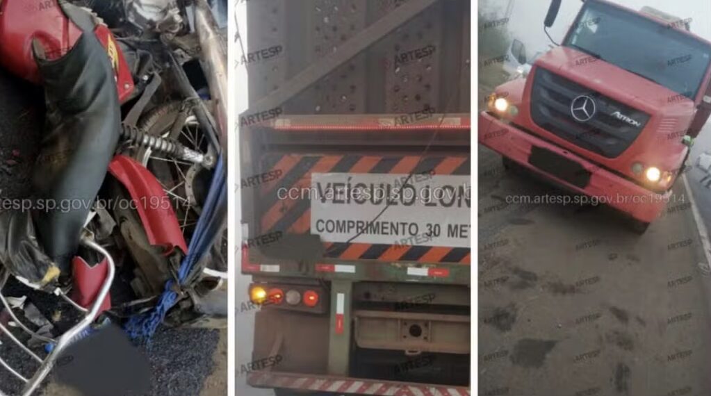 Acidente mata dois motociclistas na SP-215