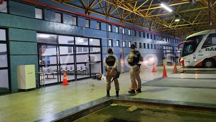 Homem morre após ser esfaqueado na Rodoviária de Poços de Caldas