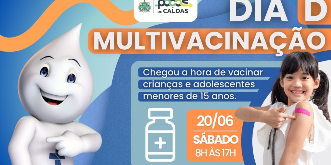 Dia D de Multivacinação acontece neste sábado (20) em Poços