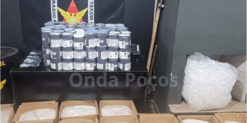 Operação apreende mais de 230 kg de creatina adulterada em Poços; um suspeito foi preso