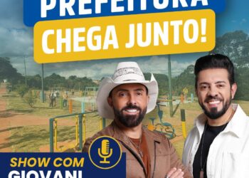 Giovani e Denilson são atrações do “Chega Junto” na Praça das Crianças nesta quarta (3)