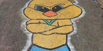 Prefeitura de Poços orienta população sobre pintura de ruas para a Copa do Mundo