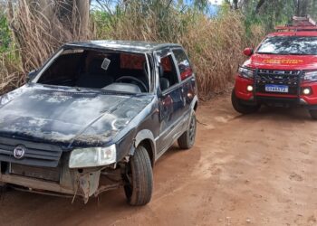 Acidente em estrada rural deixa duas pessoas feridas em Andradas
