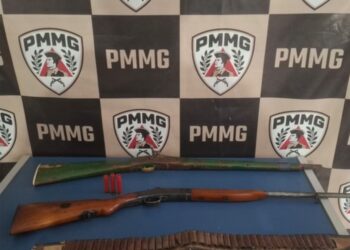 Polícia Militar apreende duas armas de fogo e prende homem por posse ilegal
