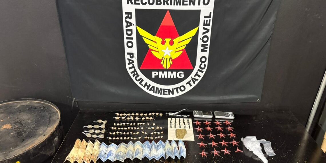 Adolescente de 14 anos é apreendido com drogas e dinheiro durante operação da PM em Poços de Caldas
