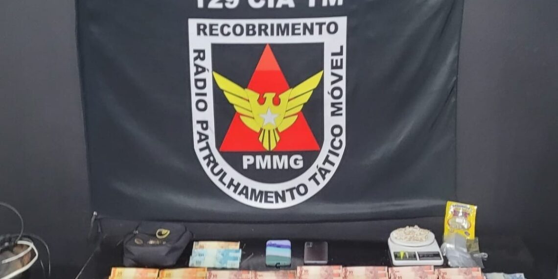 Homem é preso com crack, cocaína e mais de R$ 900 durante abordagem em Poços de Caldas