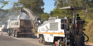 EPR divulga agenda de obras da semana em rodovias de Poços e região