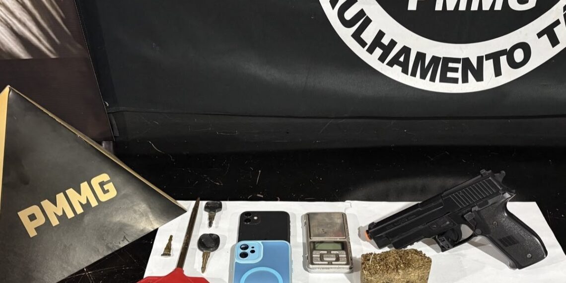 Adolescente é apreendido com droga, simulacro de arma e chaves micha em Poços de Caldas