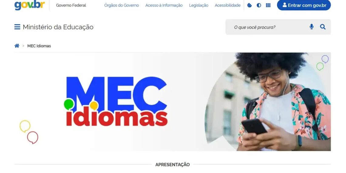 MEC Idiomas: nova plataforma oferta inglês e espanhol gratuitamente