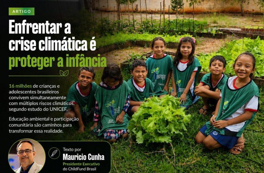 Enfrentar a crise climática é proteger a infância