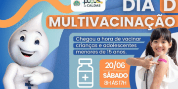 Dia D de Multivacinação acontece neste sábado (20) para crianças e adolescentes em Poços