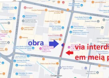 Obra do DMAE mudará o trânsito em rua central de Poços; confira