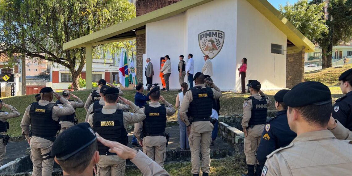 Novo ponto de apoio da Polícia Militar é inaugurado em Poços