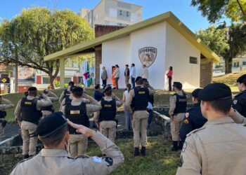 Novo ponto de apoio da Polícia Militar é inaugurado em Poços