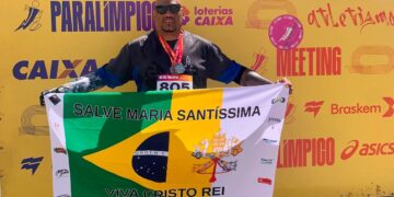 Paratleta de Poços de Caldas conquista dois ouros no Meeting Paralímpico Loterias Caixa em Belo Horizonte