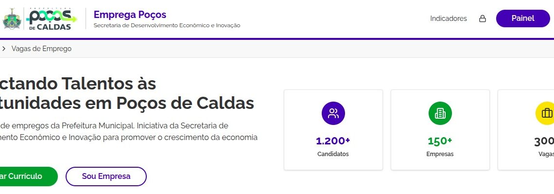 Prefeitura de Poços lança portal para conectar empresas e trabalhadores