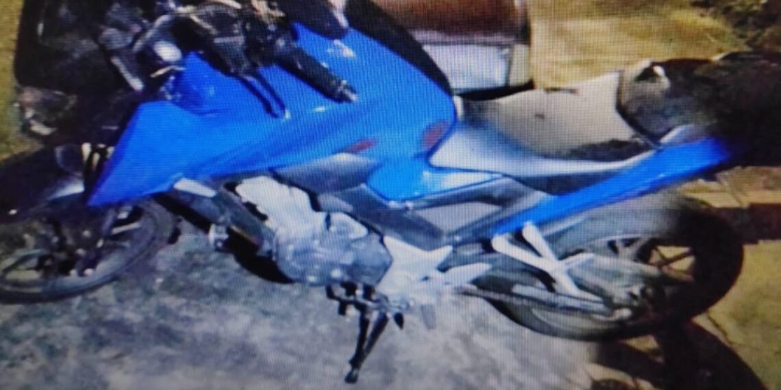 Moto furtada é recuperada pela GCM em Poços com pintura alterada para dificultar identificação
